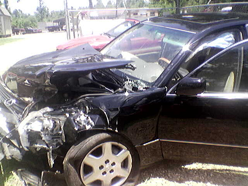 Front Left by rictic Lexus crash photo