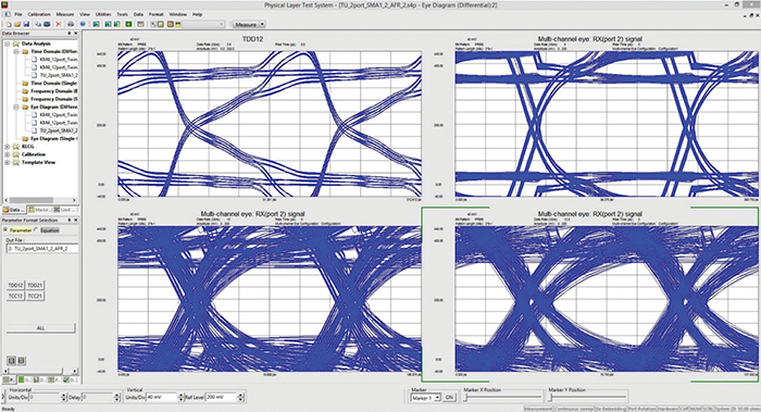 Figure&nbsp;3: Design of first version (v1, left) and revised version (v2, right) of discharge head. Due to the smaller distance from the pogo pin to the 1-ohm discharge resistance, the influence of parasitics could be reduced. The position of the CT-1 current transducer and the top charge plate are indicated.