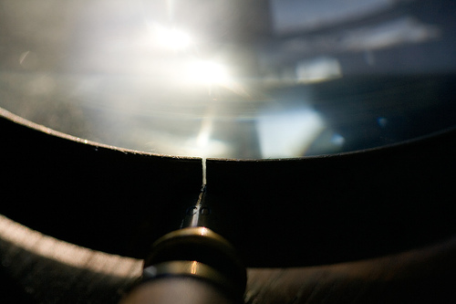 magnifying glass photo