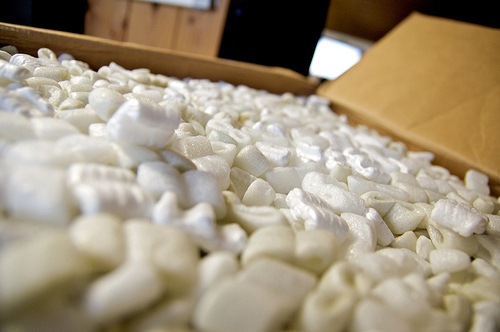 packing peanuts photo