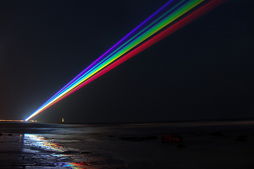 Global Rainbow by Jessica Keating Photography laser beam photo