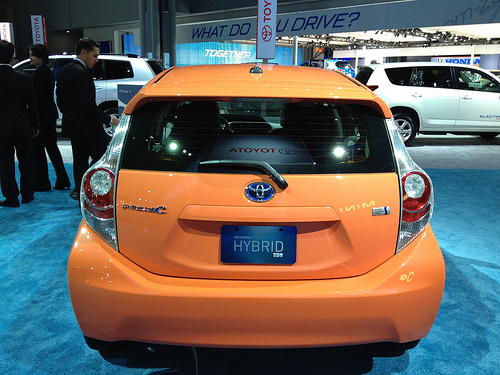 Toyota Prius @ the 2012 New York International Auto Show by lotprocars hybrid vehicle photo