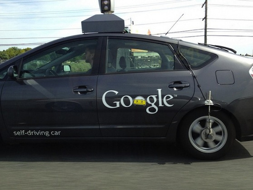Google self-driving car photo