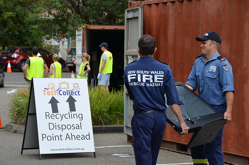 electronic recycling photo