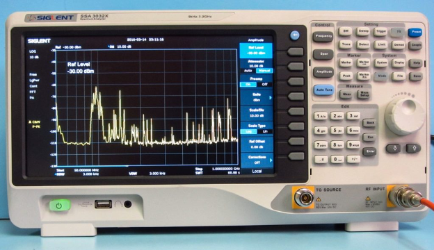An example of an affordable spectrum analyzer