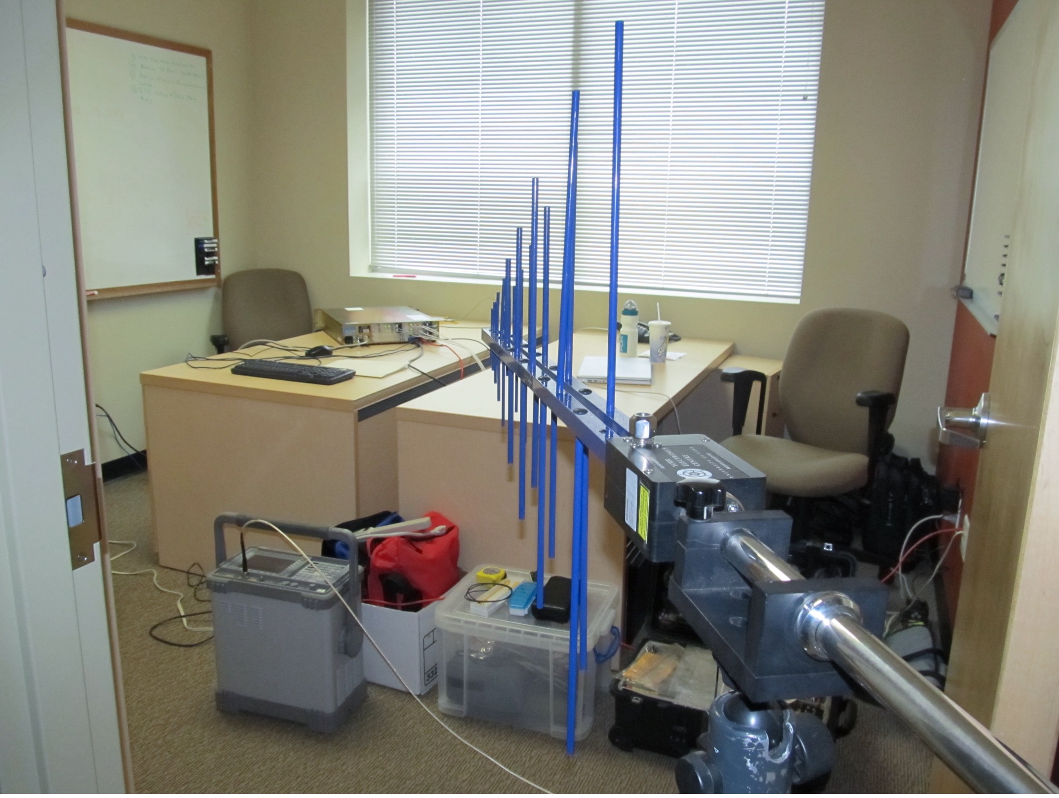 An example of a 3m test setup