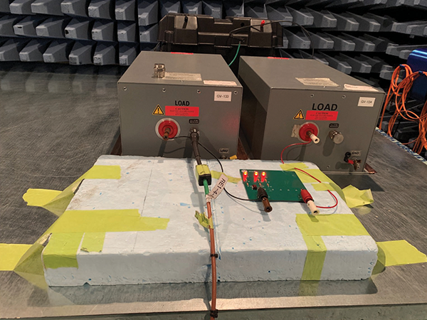 Figure 3: Measurement setup for conducted emissions