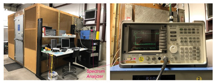 Figure 1: Shielded enclosure for dc conducted emission measurements