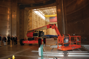 Crane Inside Chamber